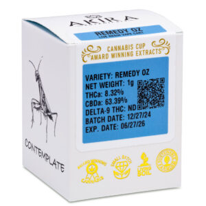 Akira Botanicals Remedy OZ CBDa Live Resin