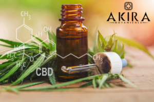 CBD oil chemical compound.