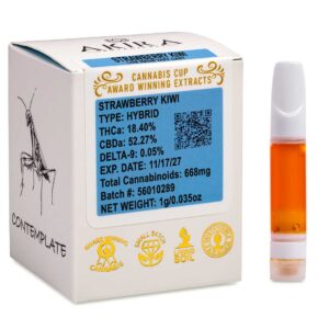 Akira Botanicals Strawberry Kiwi Live Resin Vape Cart with Box
