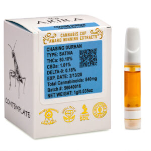 Chasing Durban THCa Live Resin Vape Carto with box